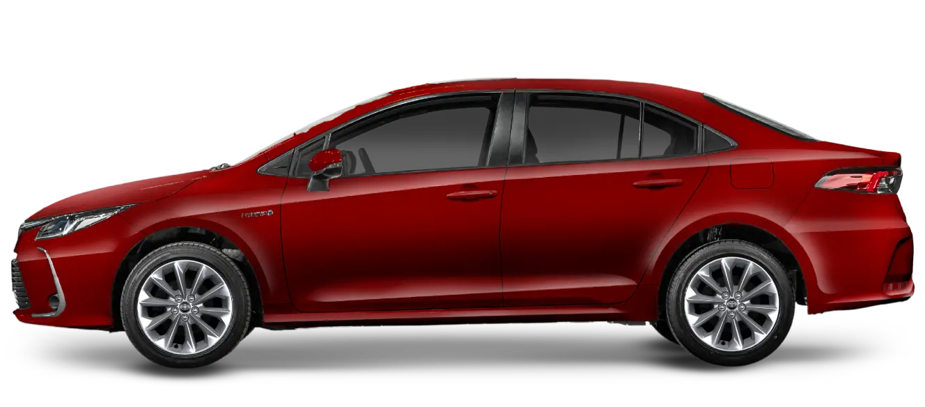 corolla xei rojo l