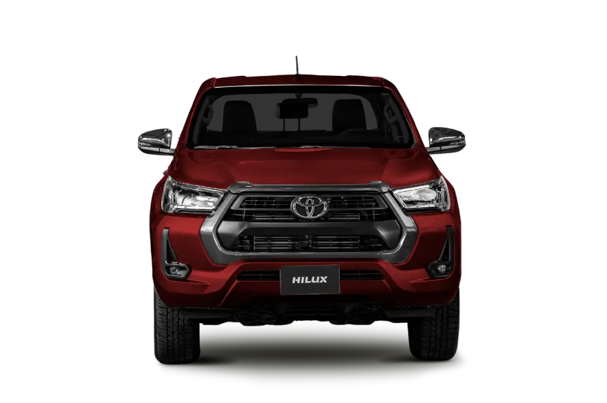 hilux rojo metalico f