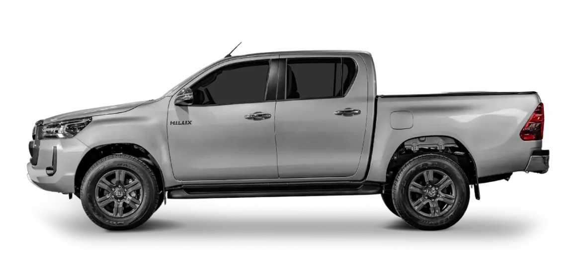 hilux plata metalico l